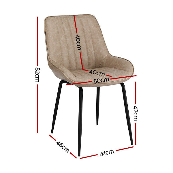 Technical dimension diagram for Hudson chair: 82cm height, 50cm width, and 150kg heavy-duty weight capacity.
